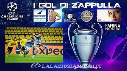 LAZIO - IL GOL DI CIRO IMMOBILE CONTRO IL BORUSSIA DORTMUND - L'URLO DI ZAPPULLA