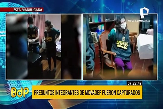 Capturan a 71 integrantes de Sendero Luminoso en megaoperativo de la Dircote