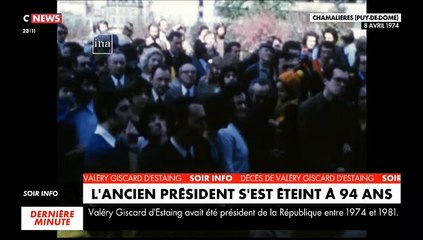 Download Video: L'ancien président de la République de 1974 à 1981, Valéry Giscard d'Estaing, est décédé à l'âge de 94 ans