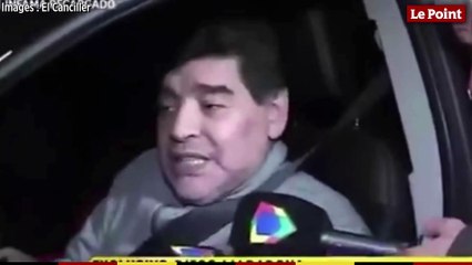 Diego Maradona surpris ivre au volant de sa voiture