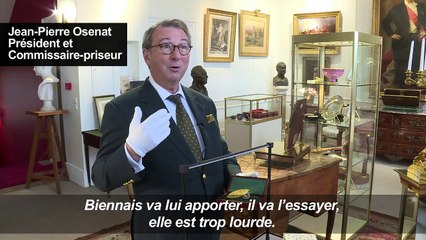 Vente d'une feuille de laurier en or de la couronne de Napoléon