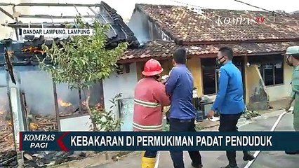 Kebakaran di Permukiman Padat Penduduk