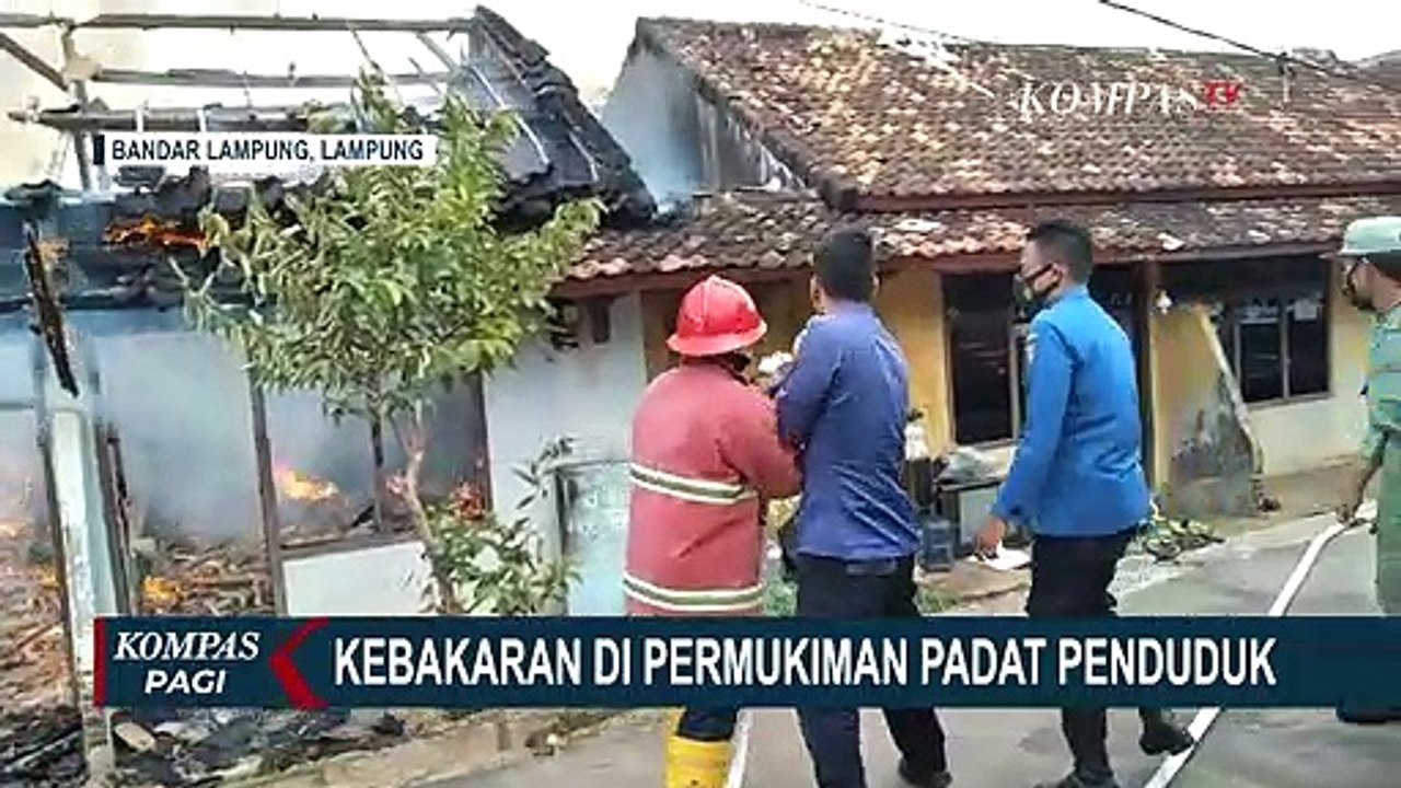Kebakaran di Permukiman Padat Penduduk
