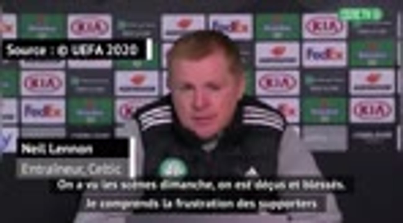 Celtic - Lennon : "Déçus et blessés" par la colère des supporters