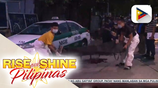 Taxi driver, patay sa pamamaril sa Elliptical Road, QC