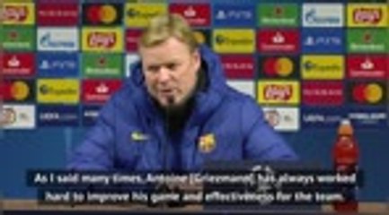 Descargar video: Koeman always had trust in Griezmann for Barcelona