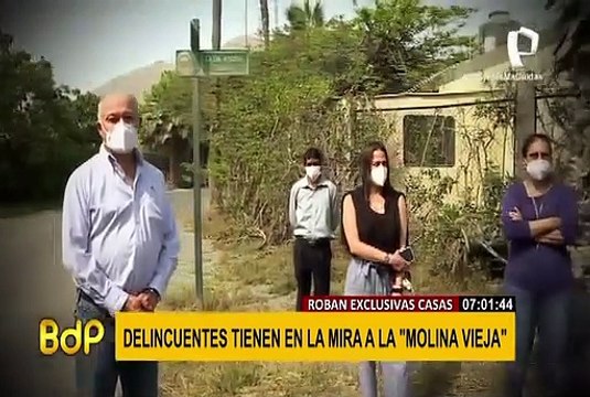 “Robacasas” acechan viviendas de una exclusiva avenida de La Molina
