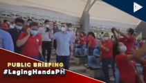 #LagingHanda | Mga biktima ng bagyo sa Bulacan, personal na binisita ni Sen. Bong Go at binigyan ng tulong