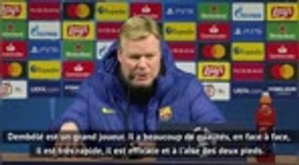 Groupe G - Koeman : "Dembélé est un grand joueur"
