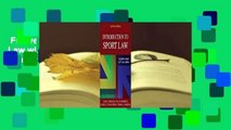 Full version  Introduction to Sport Law with Case Studies in Sport Law  For Kindle