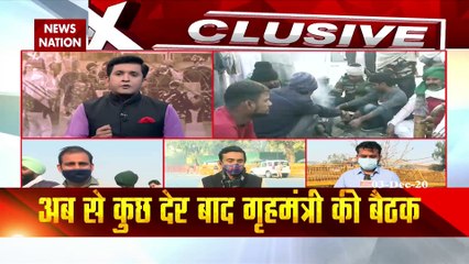 किसानों से बातचीत से पहले अमित शाह और कैप्टन अमरिंदर सिंह की बैठक