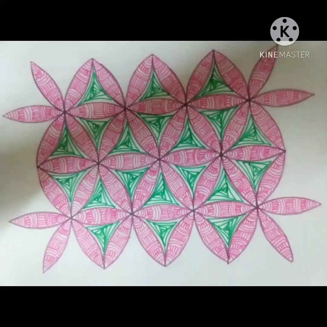Dooddal Art Flower Pettern ||Zentangle Art ||Dooddal Art