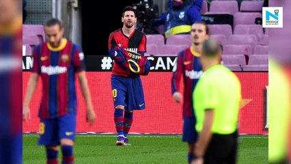 Lionel Messi fined for paying tribute to Maradona