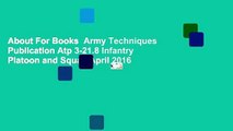 About For Books  Army Techniques Publication Atp 3-21.8 Infantry Platoon and Squad April 2016