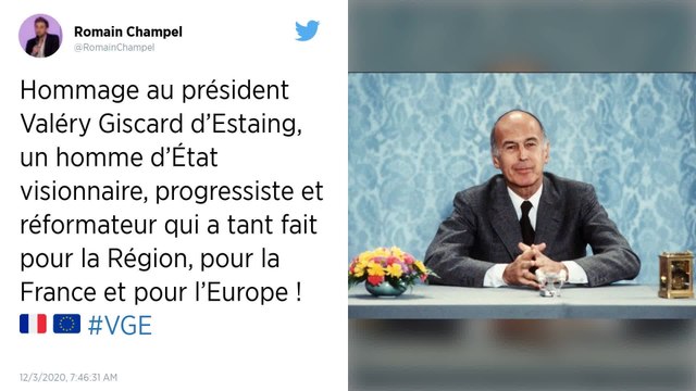L'ancien président Valéry Giscard d'Estaing est mort des suites du Covid