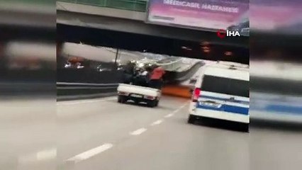 Kamyonet kasasında ölümüne yolculuk