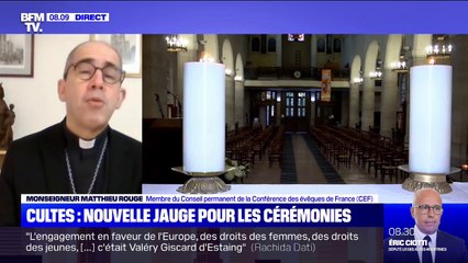 Nouvelle jauge dans les églises: "Une bonne nouvelle" pour Monseigneur Matthieu Rouge