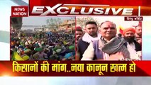 Farmers Protest Day 8 : सिंघु बॉर्डर से देखिए News Nation की ग्राउंड रिपोर्ट | Delhi Latest News