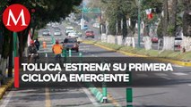 Instalarán ciclovías emergentes en calles de Toluca