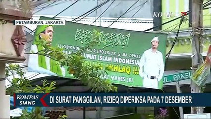 Sempat Dihadang Anggota FPI, Polisi Kembali Serahkan Surat Panggilan ke-2 untuk Rizieq Shihab