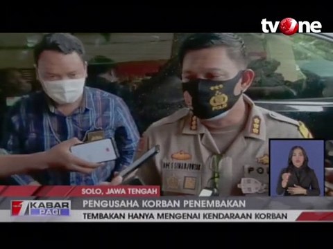 Pengusaha Tekstil Solo Ditembak Orang Tak Dikenal