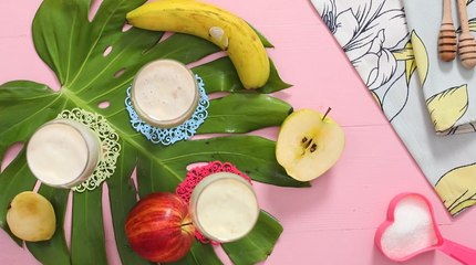 عصائر مغذية بالحليب