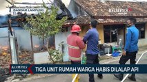 Tiga Unit Rumah Warga Habis Dilalap Api