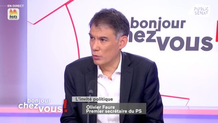 Olivier Faure : "Je n'ai pas envie que l'on soit dans une société de surveillance"