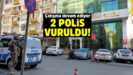 Kahramanmaraş’ta otelde silahlı saldırı- 2'si polis 5 yaralı