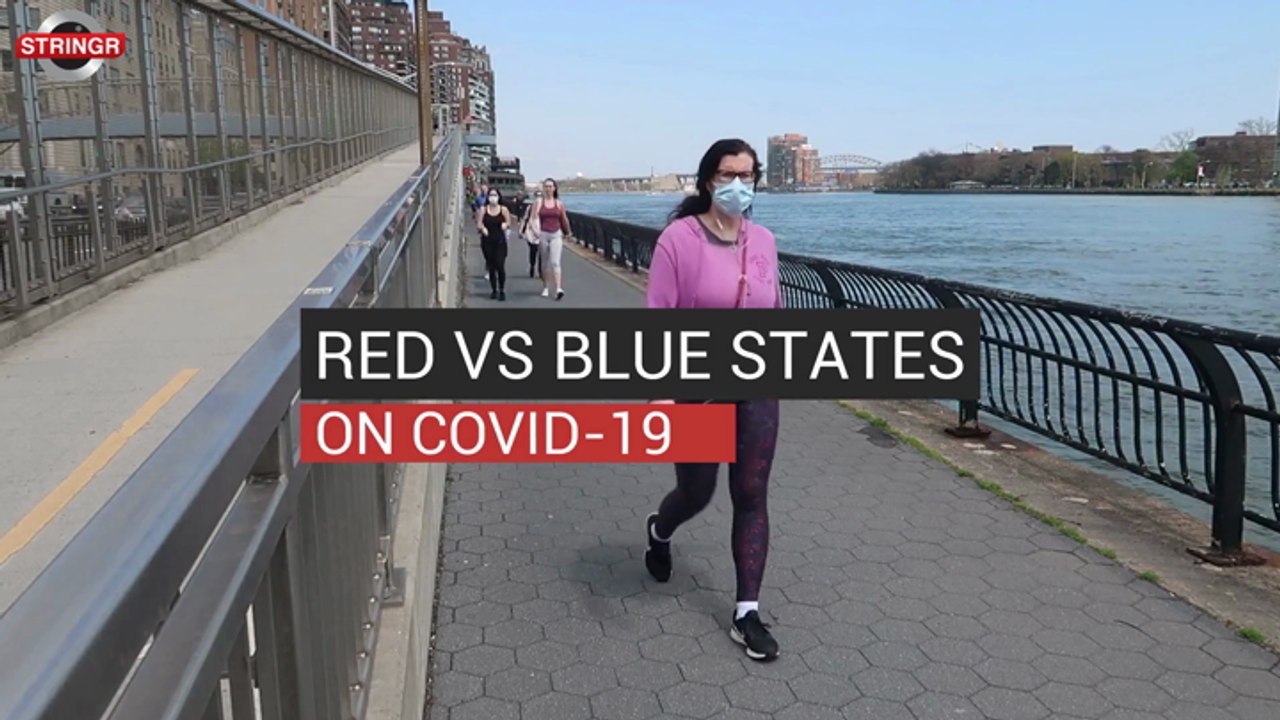 Red Vs. Blue States On COVID-19