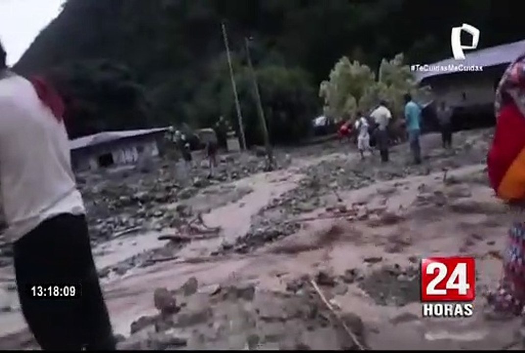 Jaén: varias viviendas quedaron destruidas por caída de huaico