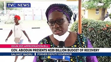 Governor Abiodun presents N339 Billion budget of recovery
