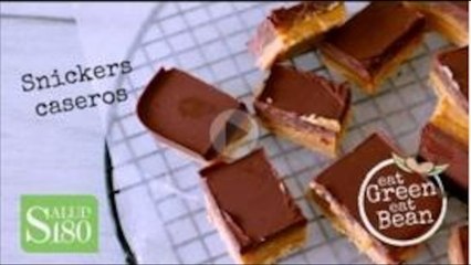 Cómo hacer Snickers caseros - Barras de chocolate caseras