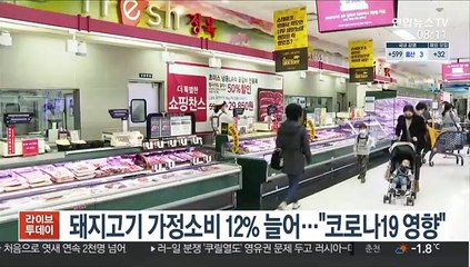 돼지고기 가정소비 12% 늘어…"코로나19 영향"