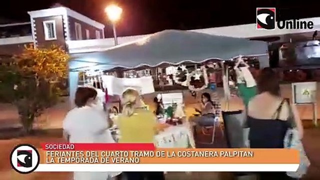 FERIANTES DEL CUARTO TRAMO DE LA COSTANERA PALPITAN LA TEMPORADA DE VERANO