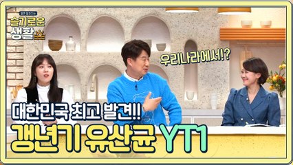 [대한민국 최초 발견] 갱년기 여성 개선 기능성 인증 완료 ☆갱년기 유산균 YT1☆