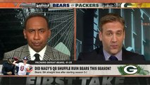 Stephen A.- Matt Nagy ruined the Bears' season by shuffling Trubisky & Foles - First Take