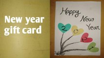 Happy new year gift card