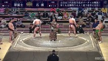 Midorifuji vs Ishiura - Kyushu 2020, Juryo - Day 6