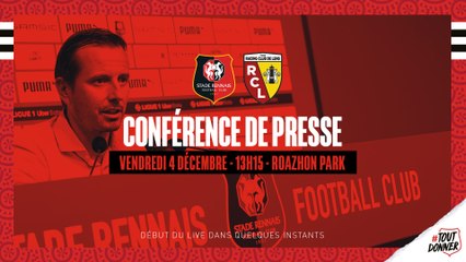 J13. #SRFCRCL. Conférence de presse d'avant-match