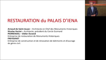 8. "La restauration du Palais d'Iéna", Arnaud de Saint-Jouan (1/2), 21 octobre 2020 - Colloque "Patrimoine en béton : Enjeux et innovations"