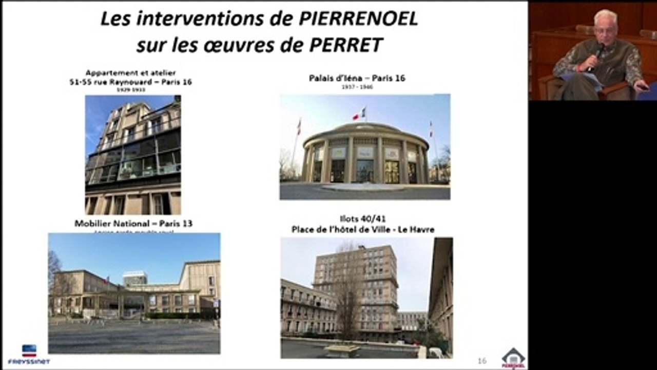 10. "La restauration du Palais d'Iéna", Didier Durand, 21 octobre 2020 - Colloque "Patrimoine en béton : Enjeux et innovations"