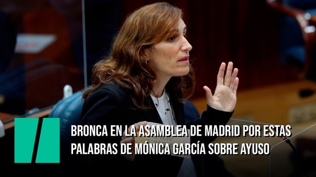 Bronca en la Asamblea de Madrid por estas palabras de Mónica García sobre Ayuso y el hospital Zendal