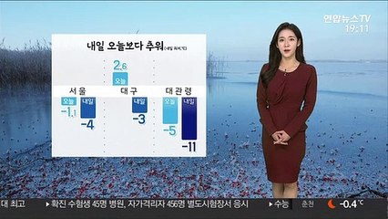 [날씨] 내일 아침 오늘보다 더 추워…메말라가는 대기
