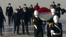 ANKARA - Türkiye Sakatlar Konfederasyonu üyeleri, Anıtkabir'i ziyaret etti