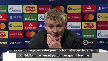 Solskjaer : "regardez le deuxième carton jaune de Fred, il n'y a jamais faute"