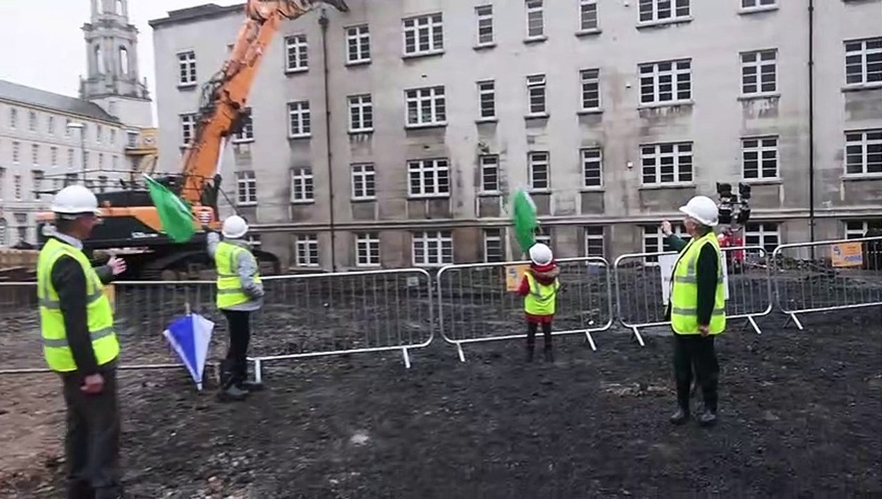 Demolition begins marking the start of building the Hospitals of the Future at Leeds General Infirmary