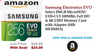 Samsung Electronics EVO  256GB Memory Card with Adapter