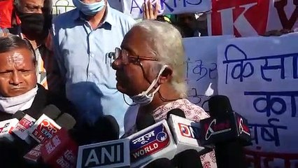 किसान आंदोलन में अब इंदौर भी सड़कों पर,  मेधा पाटकर ने किसान और मजदूरों के साथ किया प्रदर्शन