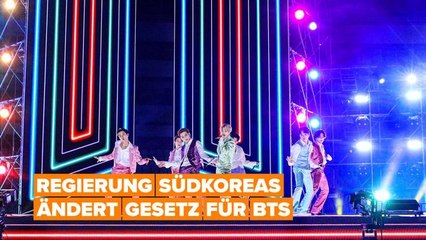 Kpop-Stars BTS kommen um ihren Militärdienst herum